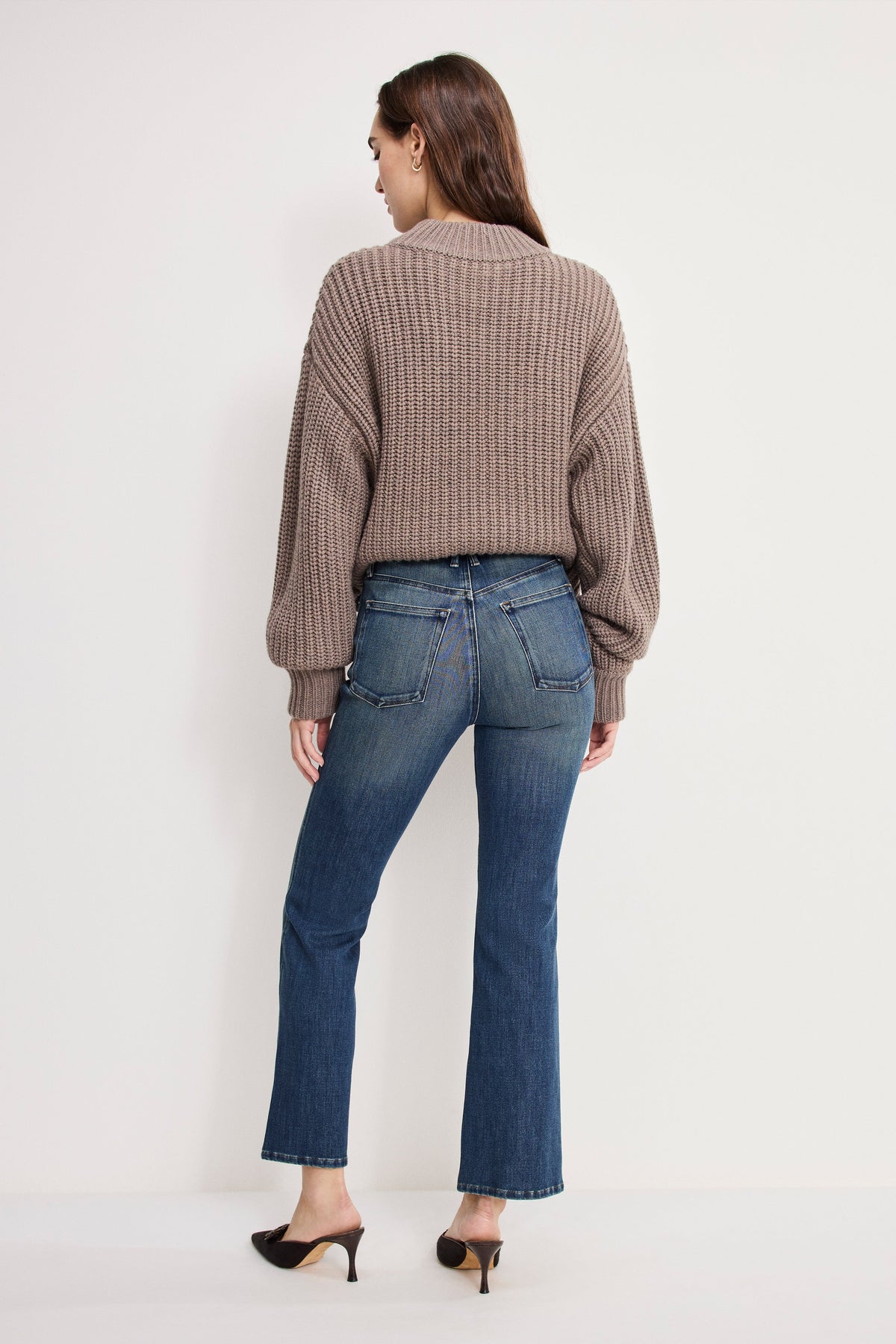 GOOD STANDARD KICK FLARE JEANS INDIGO1147