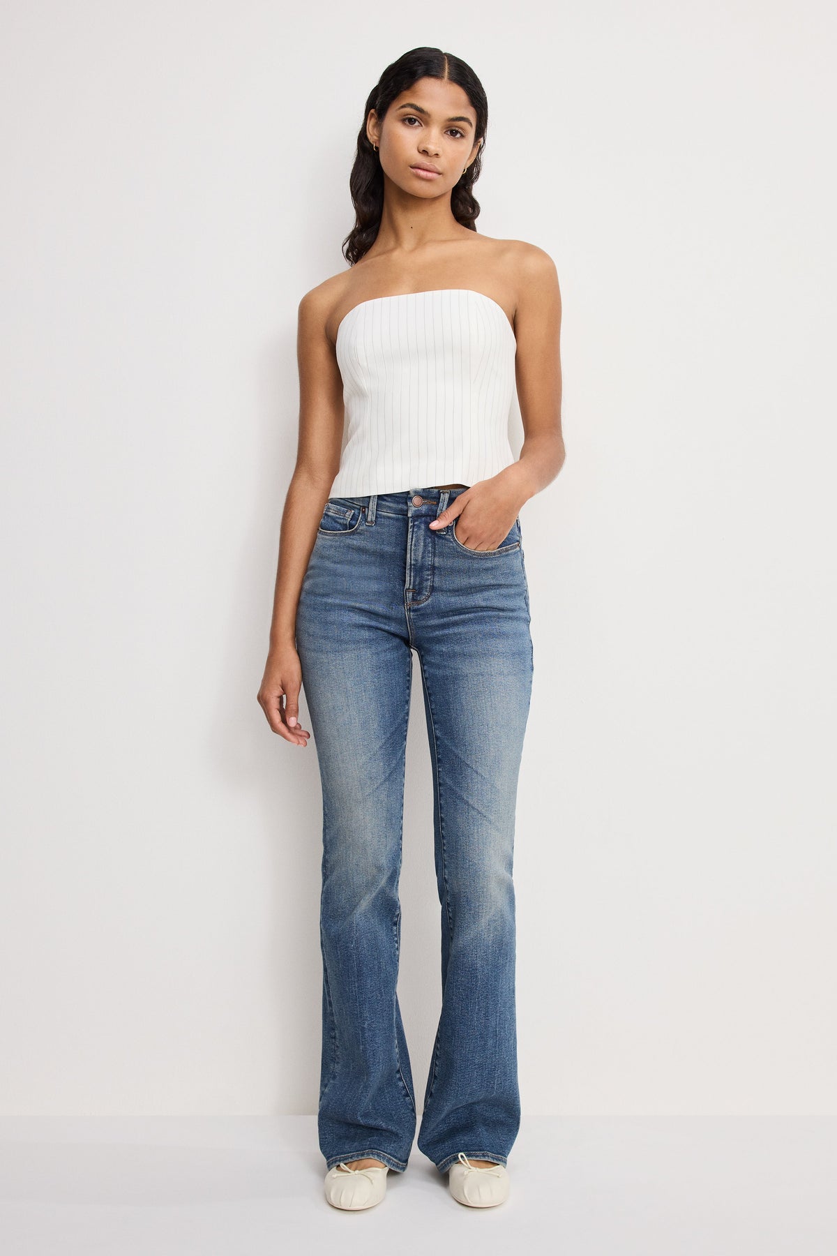 GOOD CLASSIC BOOTCUT JEANS INDIGO1128