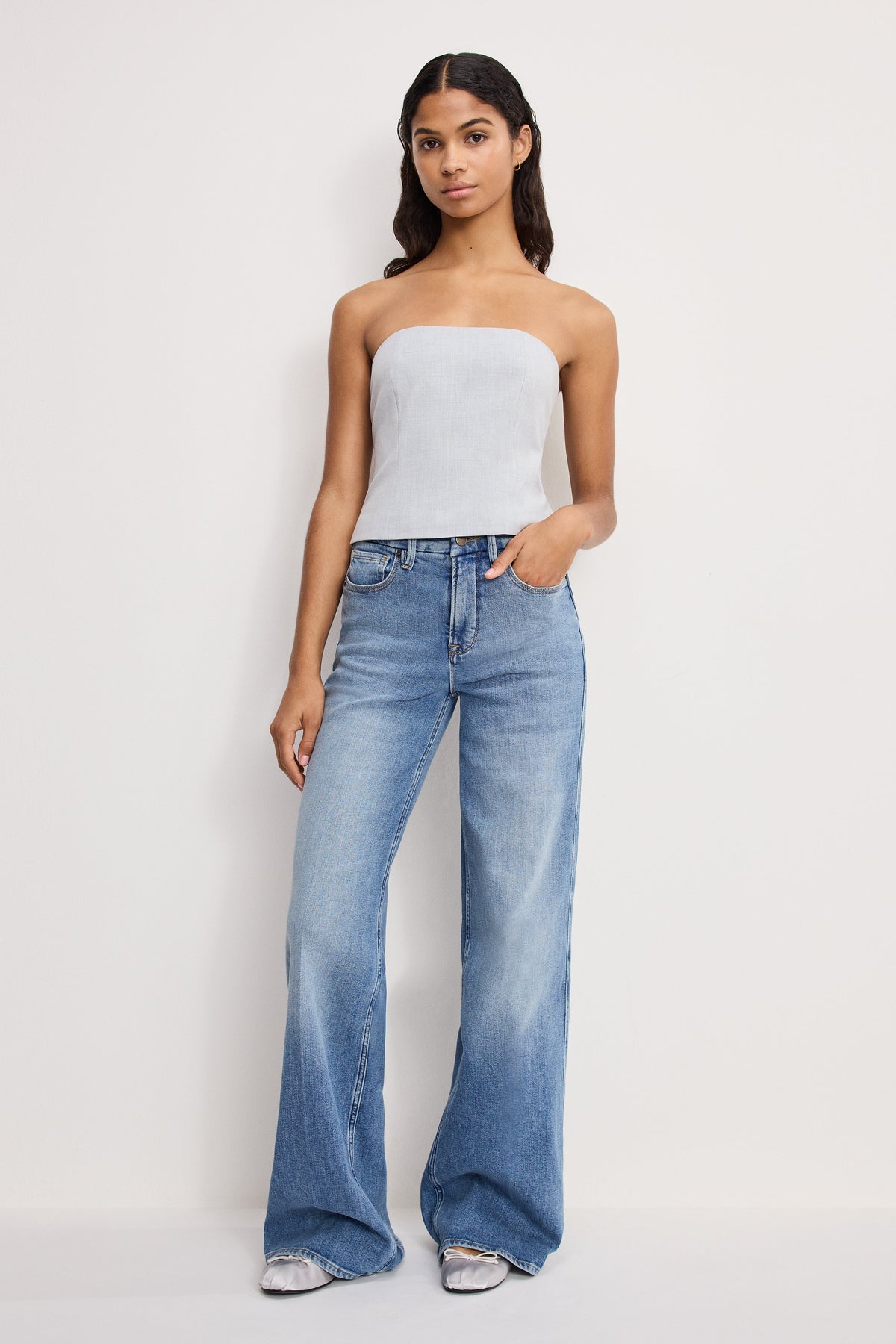 GOOD SKATE WIDE JEANS INDIGO1142