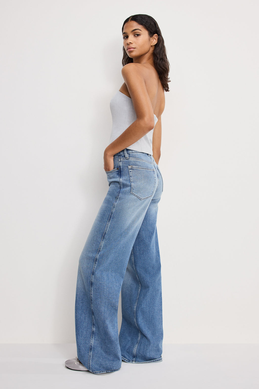GOOD SKATE WIDE JEANS INDIGO1142