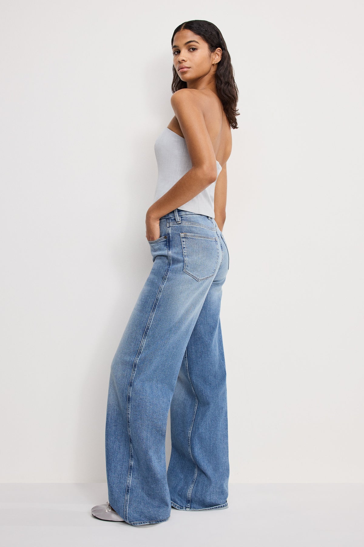 GOOD SKATE WIDE JEANS INDIGO1142