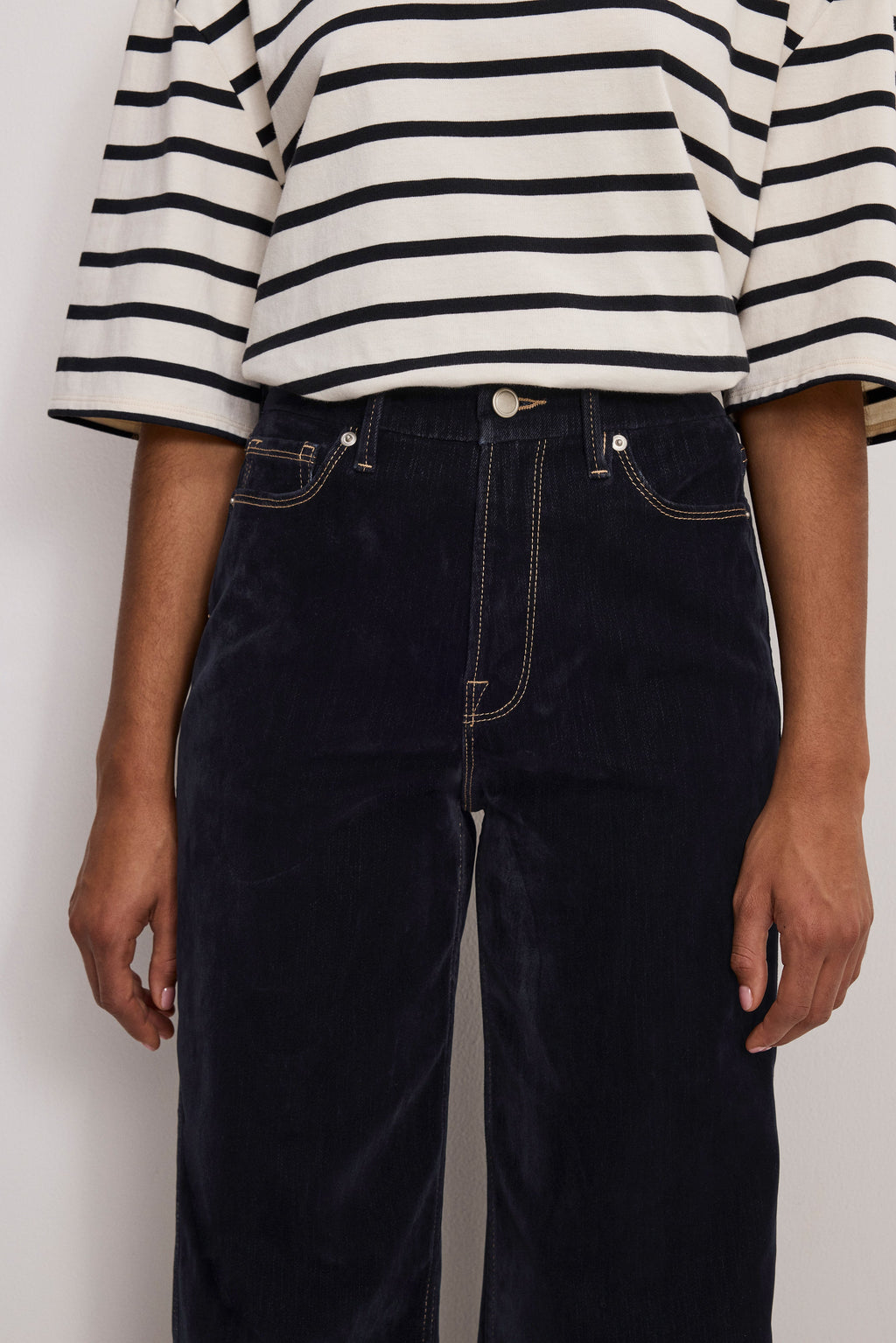 GOOD SKATE FLOCKED DENIM JEANS INDIGO939