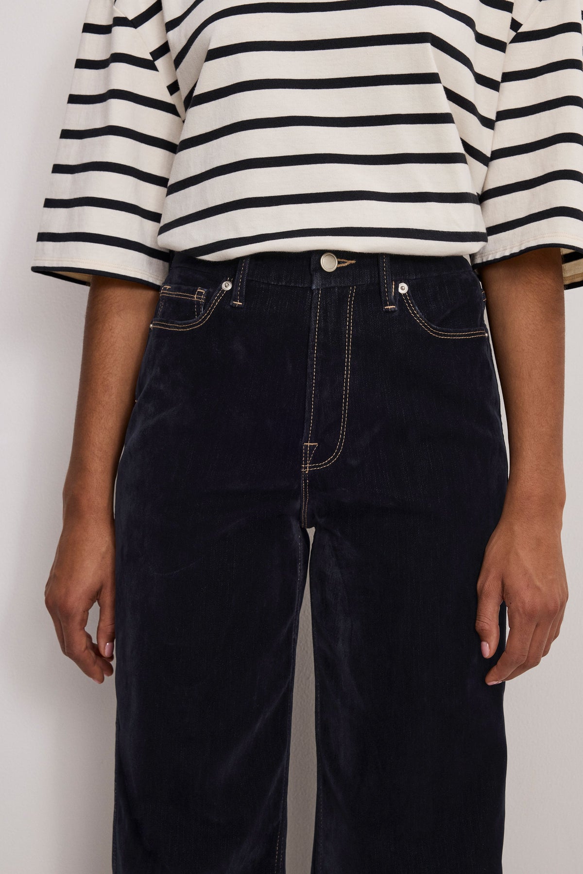 GOOD SKATE FLOCKED DENIM JEANS INDIGO939