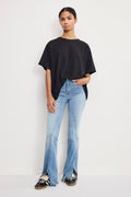 SOFT TECH GOOD LEGS FLARE JEANS INDIGO995