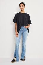 SOFT TECH GOOD LEGS FLARE JEANS INDIGO995
