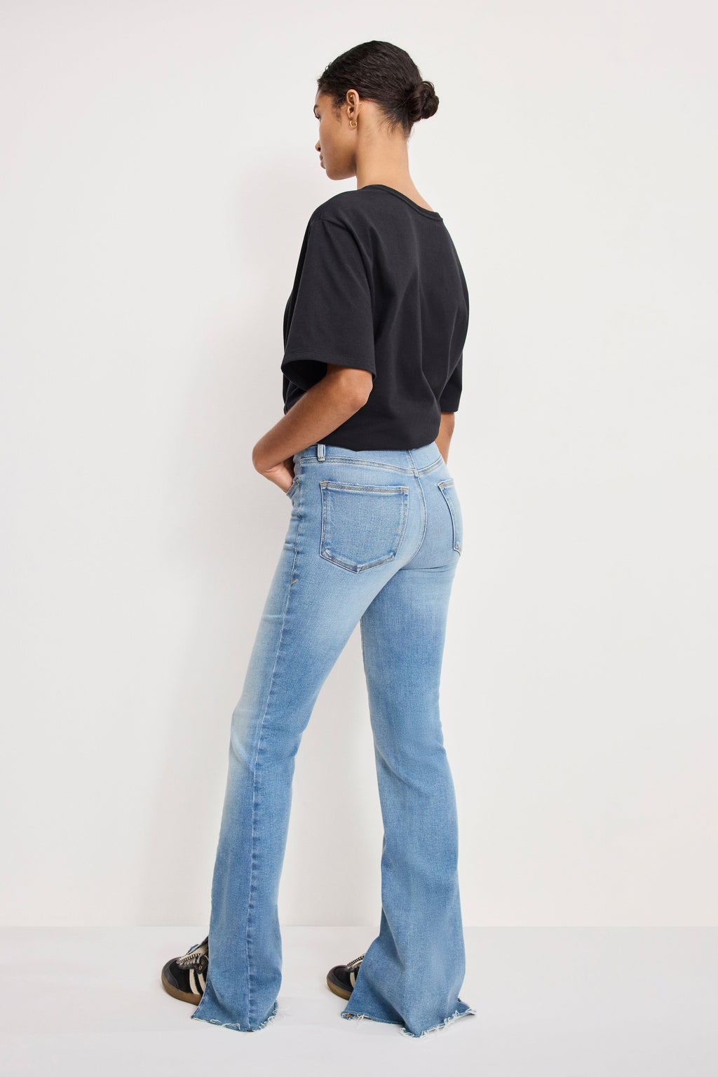 SOFT TECH GOOD LEGS FLARE JEANS INDIGO995