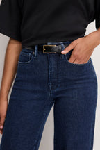 GOOD WAIST PALAZZO JEANS INDIGO985