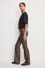 GOOD CLASSIC BOOTCUT FAUX LEATHER PANTS VAMP001