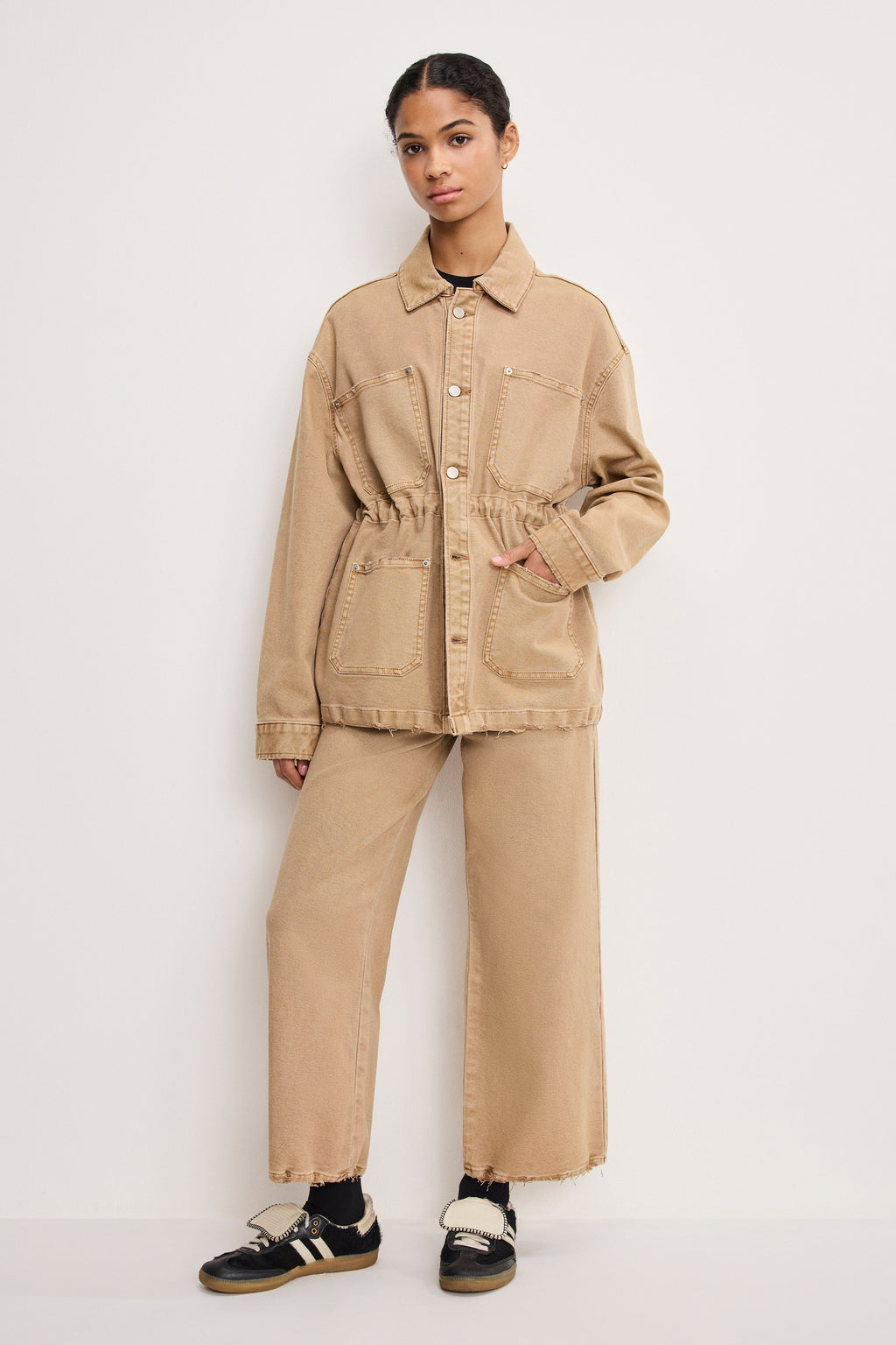 CANVAS JACKET GOOD KHAKI001
