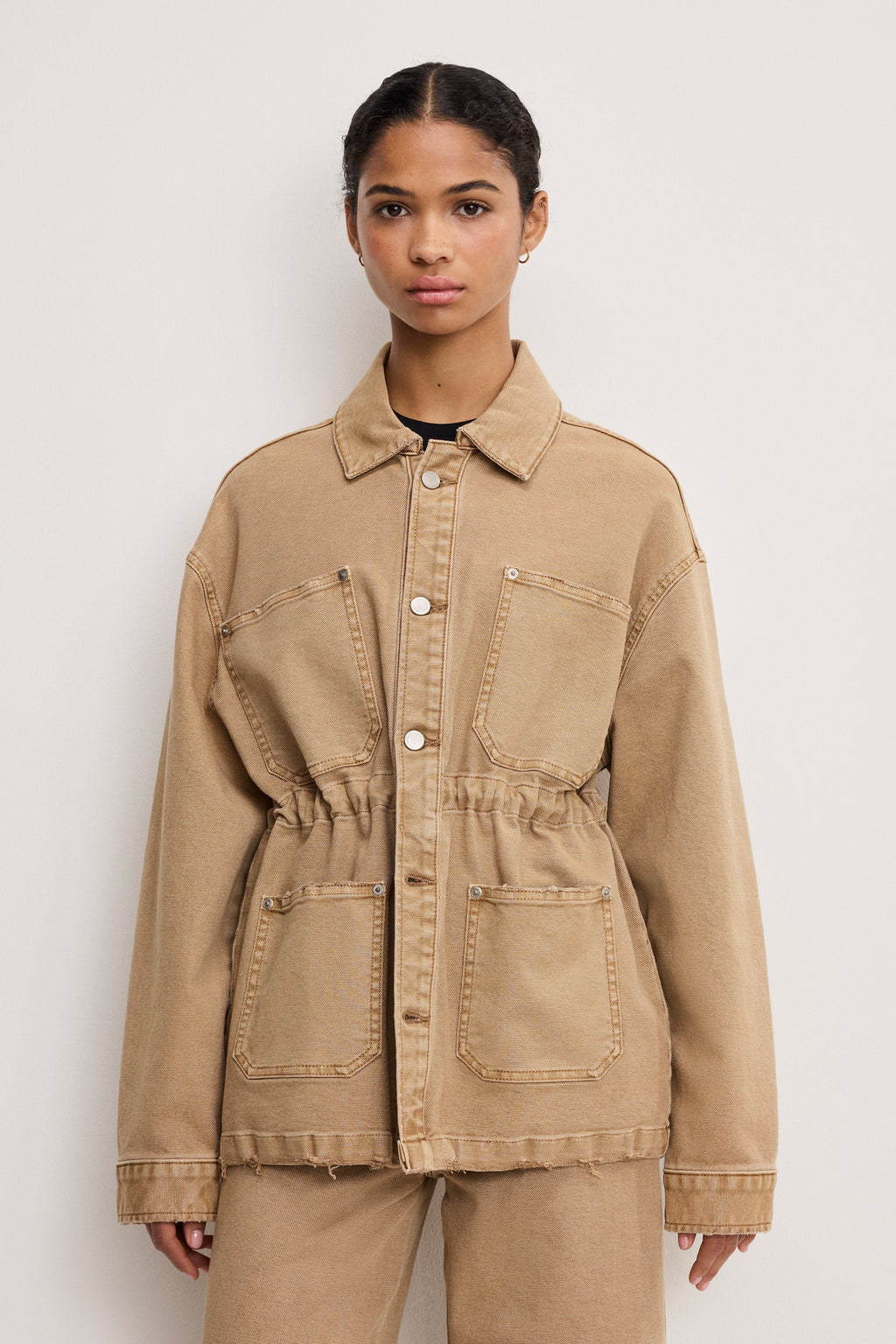 CANVAS JACKET GOOD KHAKI001
