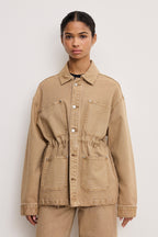 CANVAS JACKET GOOD KHAKI001