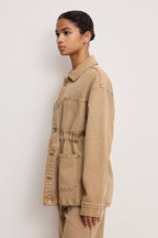 CANVAS JACKET GOOD KHAKI001