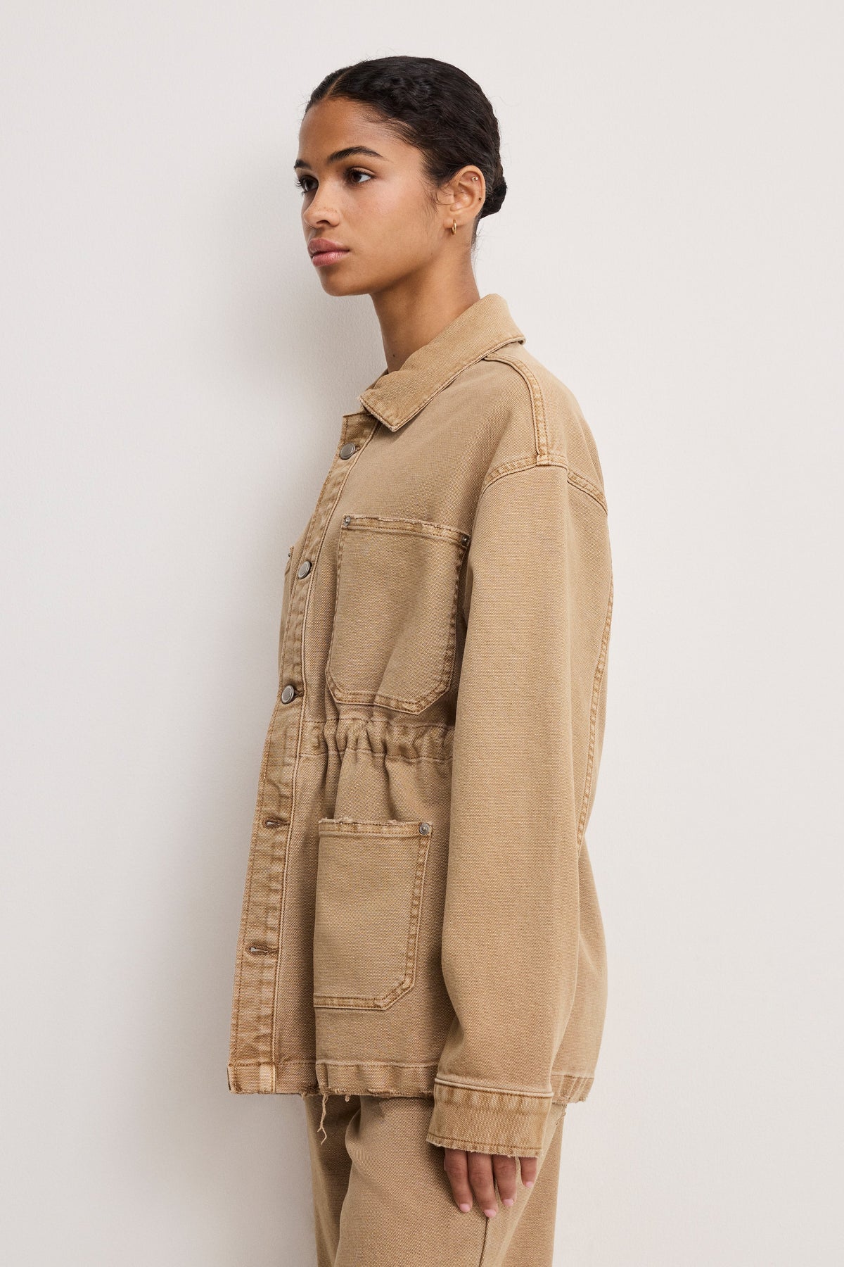 CANVAS JACKET GOOD KHAKI001