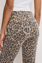 GOOD KICK FLARE LEOPARD JEANS LUCKY LEOPARD001