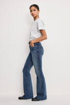 SOFT TECH GOOD LEGS FLARE JEANS INDIGO855
