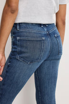 SOFT TECH GOOD LEGS FLARE JEANS INDIGO855