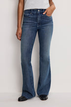 SOFT TECH GOOD LEGS FLARE JEANS INDIGO855