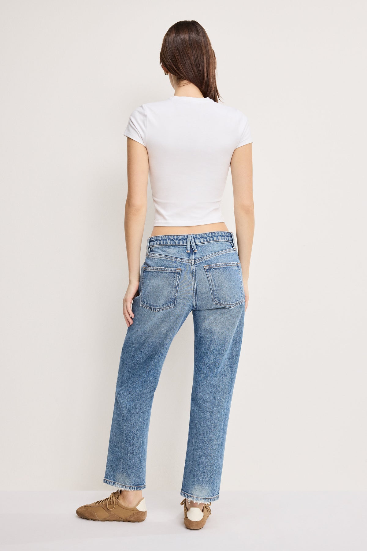 VINTAGE STRAIGHT ANKLE JEANS INDIGO1221