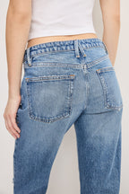 VINTAGE STRAIGHT ANKLE JEANS INDIGO1221