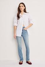 GOOD LEGS STRAIGHT JEANS LONG INDIGO834