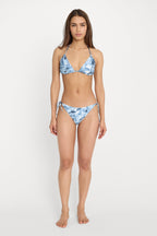 PRINT STRING BIKINI TOP BLUE ANGEL PRINT