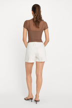 GOOD GIRLFRIEND SHORTS WHITE001