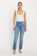 SOFT TECH GOOD LEGS STRAIGHT JEANS INDIGO1209