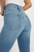 SOFT TECH GOOD LEGS STRAIGHT JEANS INDIGO1209