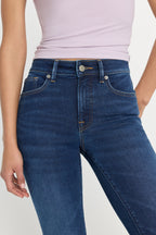 COMPRESSION GOOD LEGS FLARE JEANS INDIGO1229