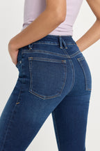 COMPRESSION GOOD LEGS FLARE JEANS INDIGO1229