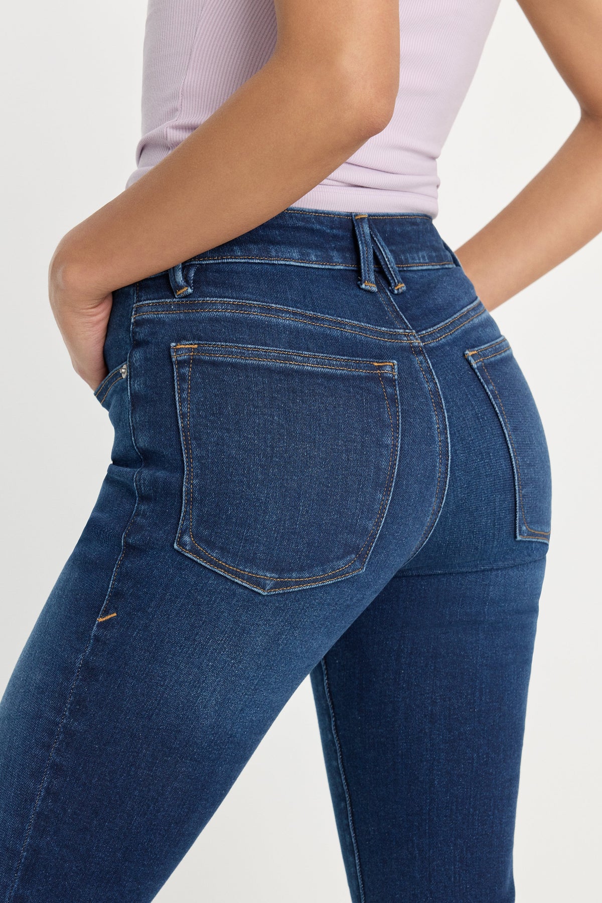 COMPRESSION GOOD LEGS FLARE JEANS INDIGO1229