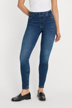 POWER STRETCH PULL-ON SKINNY JEANS INDIGO491