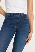 POWER STRETCH PULL-ON SKINNY JEANS INDIGO491