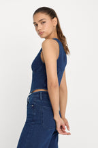 JEANIUS VEST INDIGO377