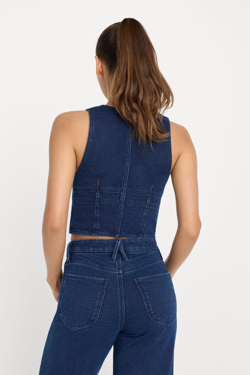JEANIUS VEST INDIGO377