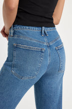 GOOD KICK FLARE JEANS INDIGO1212