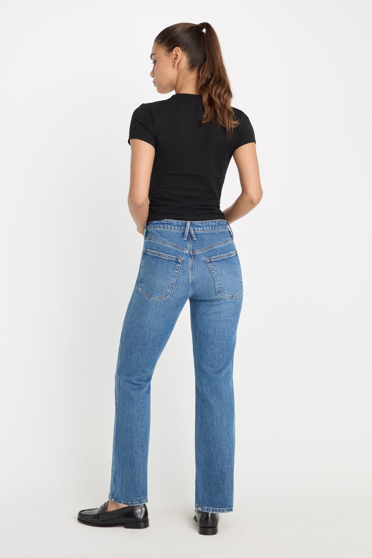 GOOD KICK FLARE JEANS INDIGO1212