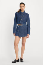 DENIM SKORT INDIGO1187