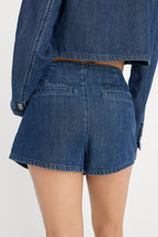 DENIM SKORT INDIGO1187