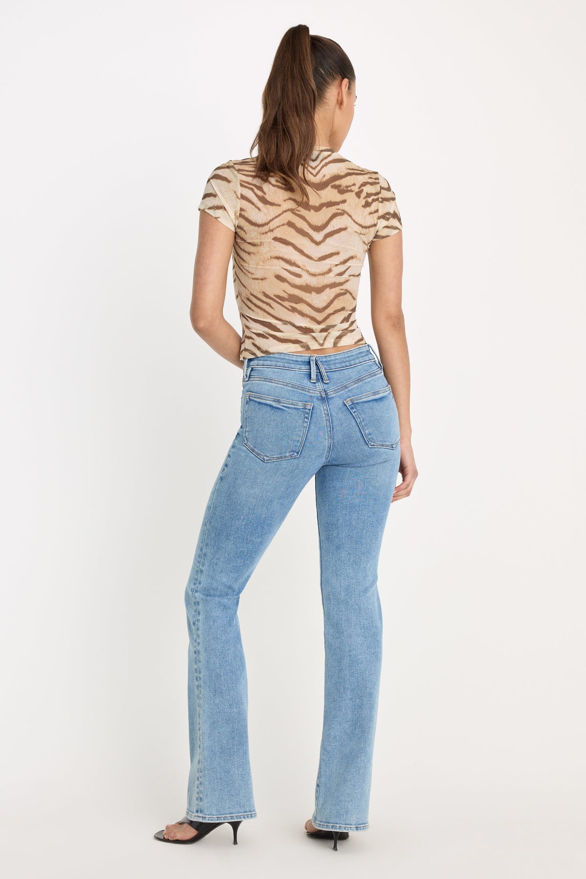 GOOD LOW RISE BOOTCUT JEANS INDIGO1217
