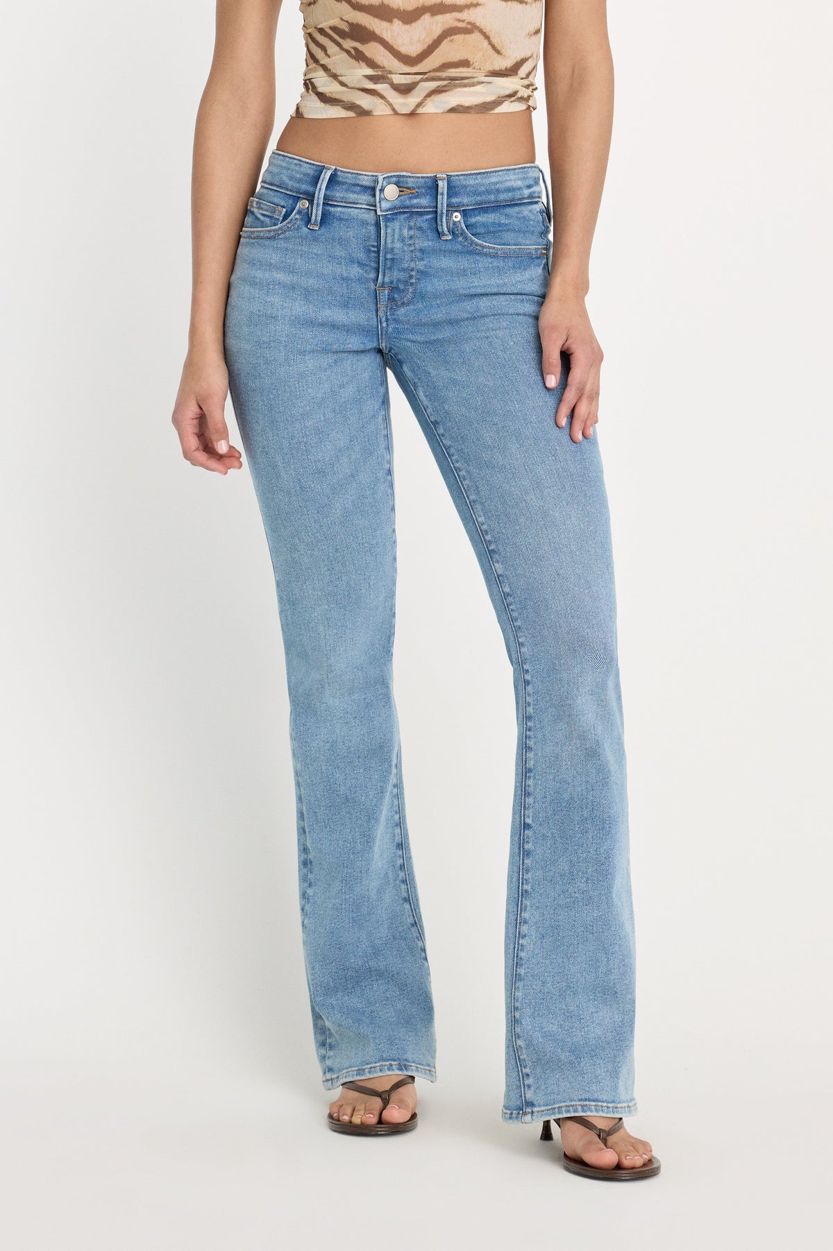 GOOD LOW RISE BOOTCUT JEANS INDIGO1217