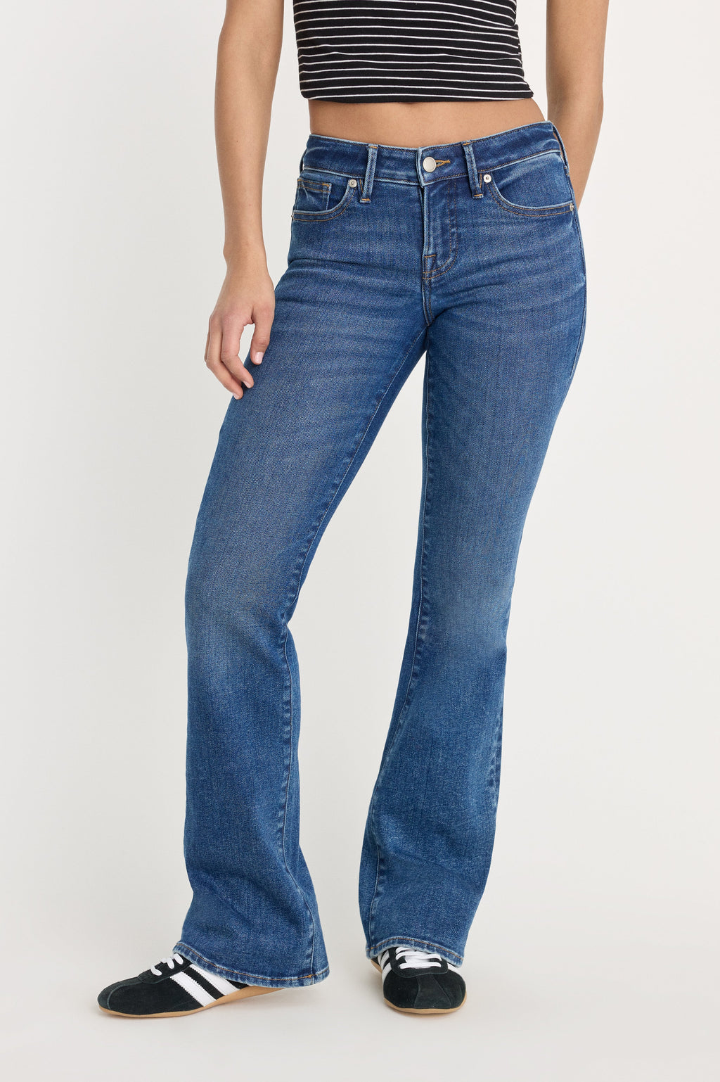 GOOD LOW RISE BOOTCUT JEANS INDIGO1218
