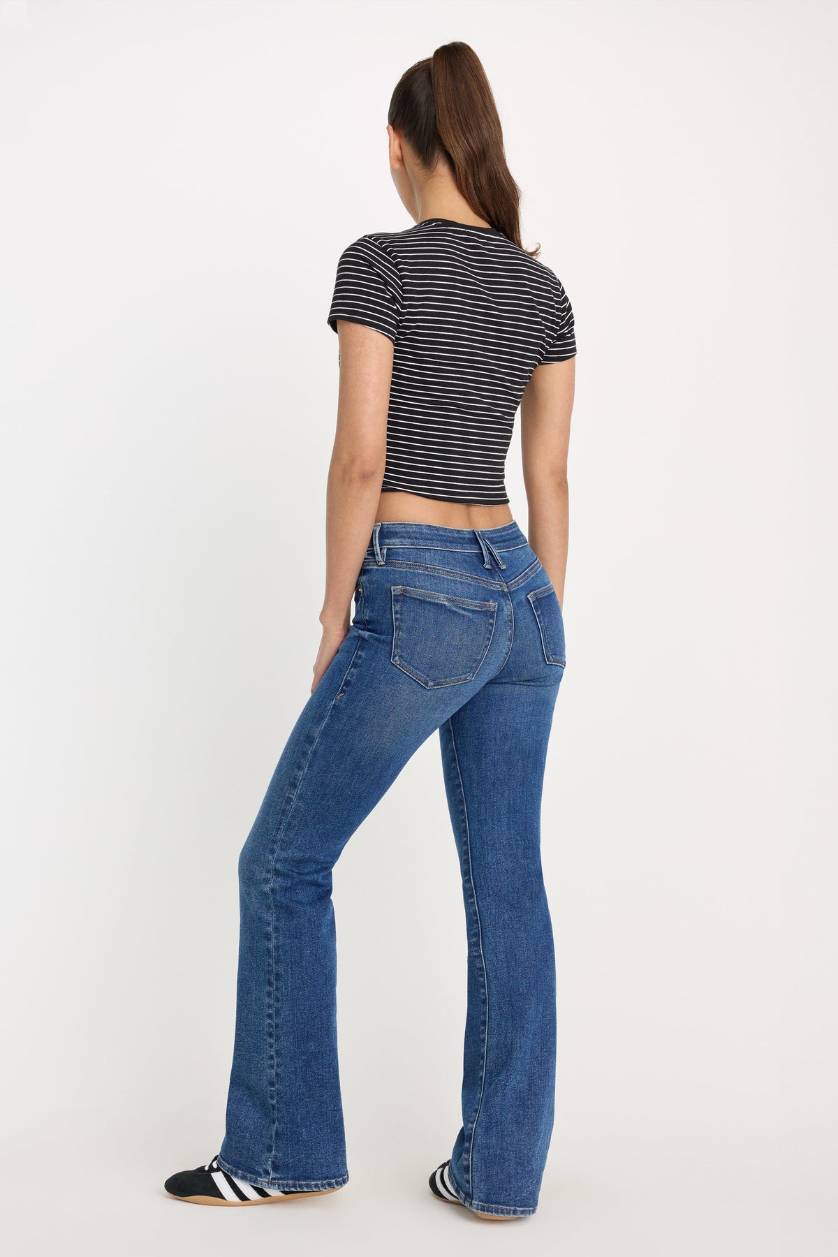 GOOD LOW RISE BOOTCUT JEANS INDIGO1218