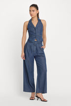 HALTER VEST INDIGO1187