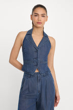 HALTER VEST INDIGO1187