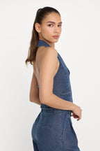 HALTER VEST INDIGO1187