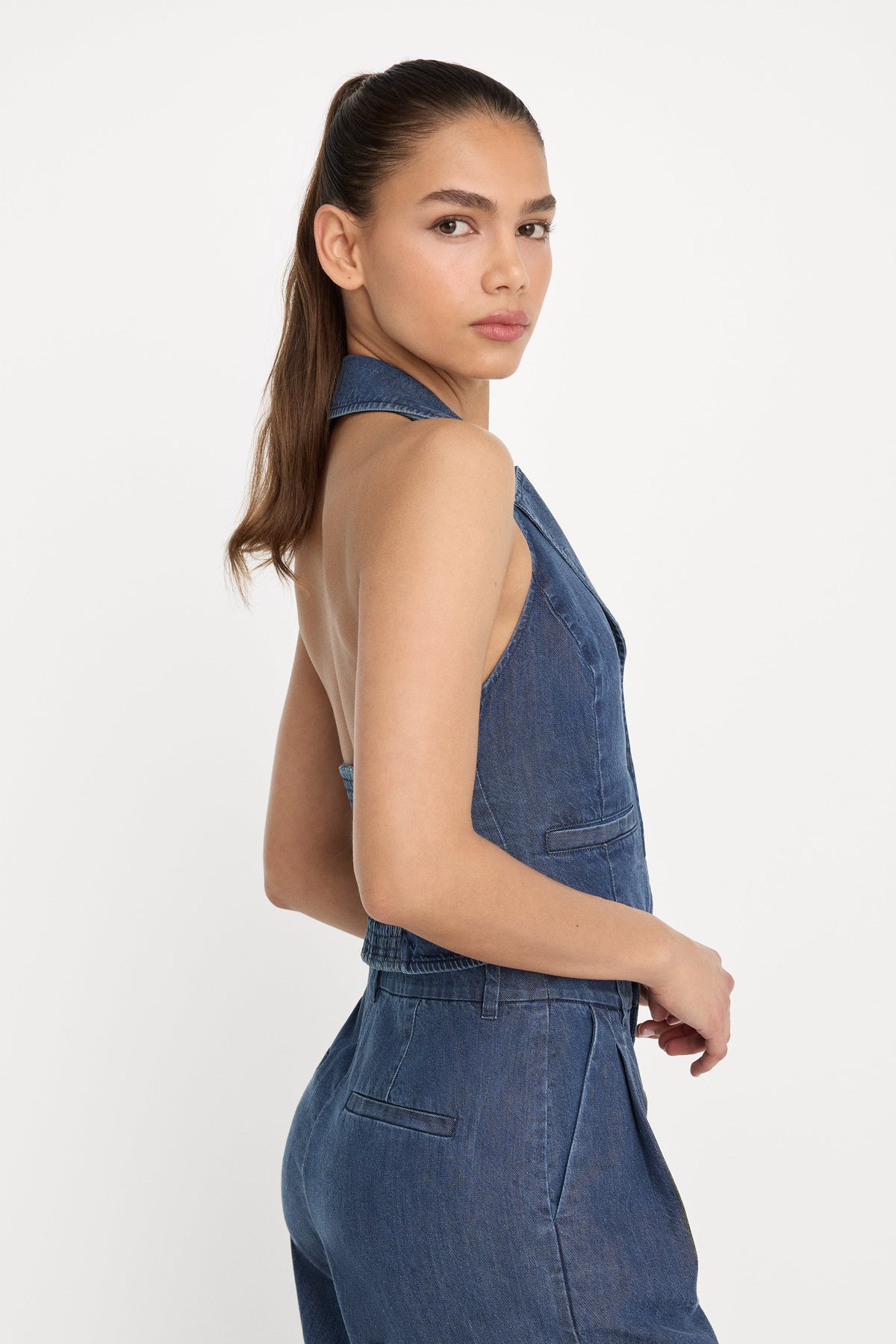 HALTER VEST INDIGO1187