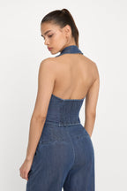 HALTER VEST INDIGO1187