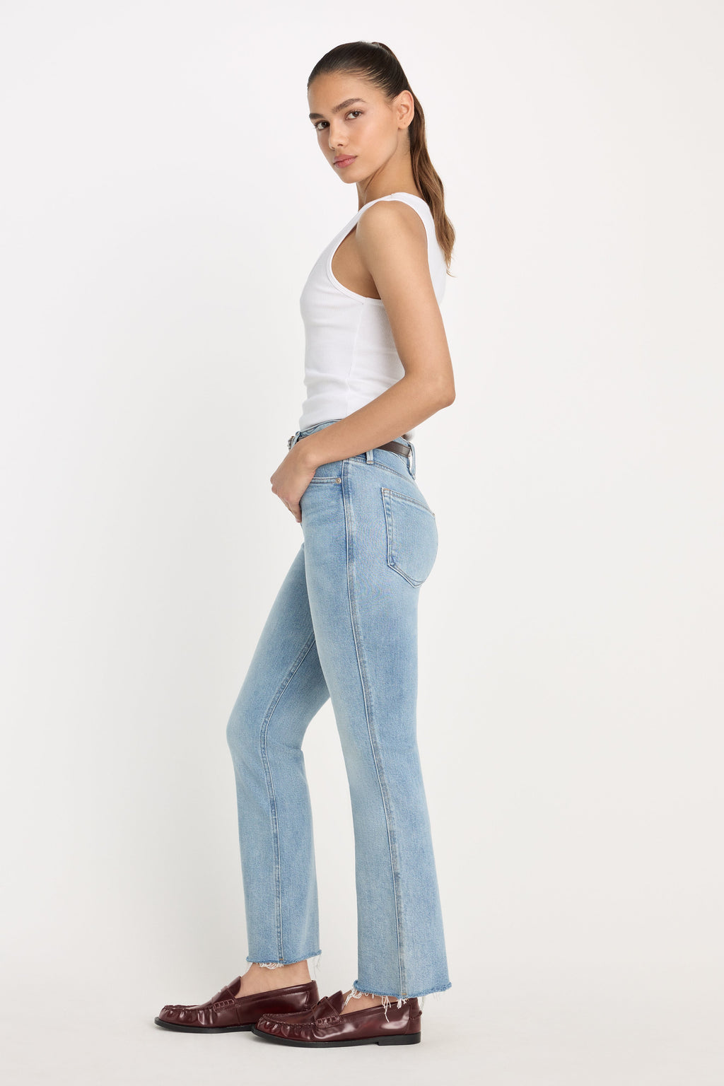 GOOD KICK FLARE JEANS INDIGO1215