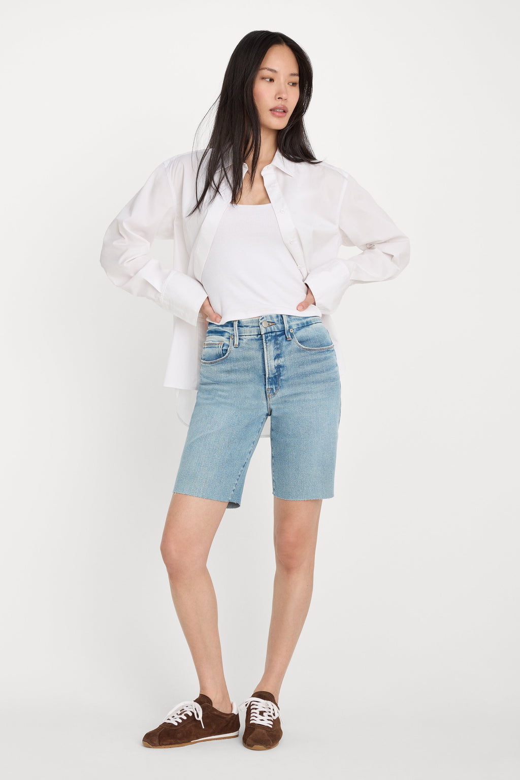 GOOD BOY BERMUDA SHORTS INDIGO382